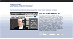 Desktop Screenshot of kostdemokrati.se